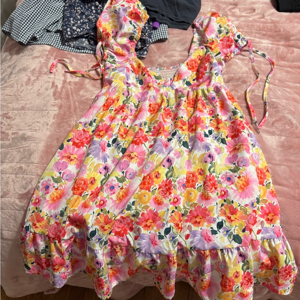 Floral Puff Sleeve Dress